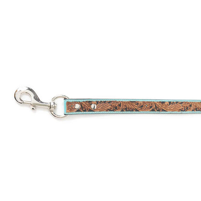 Luna Beam Dog Leash, Turquoise