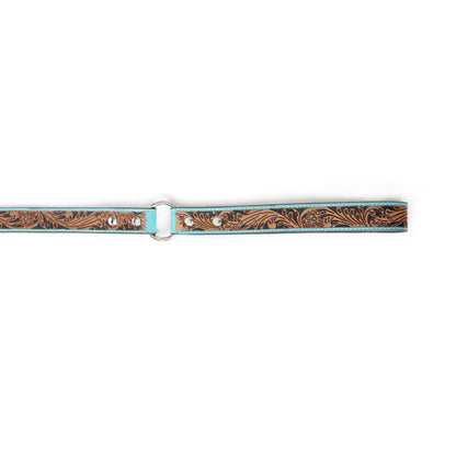 Luna Beam Dog Leash, Turquoise