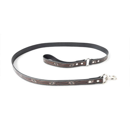 Luna Beam Dog Leash, Dark Brown