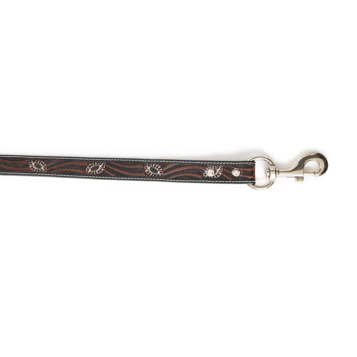 Luna Beam Dog Leash, Dark Brown