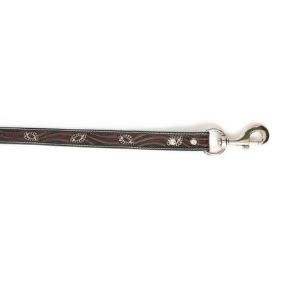 Luna Beam Dog Leash, Dark Brown