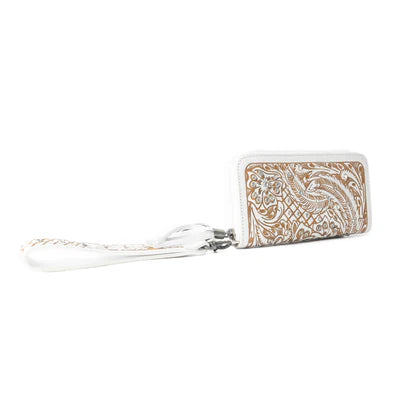 Sparkling Desert Moon Wallet, Chocolate White