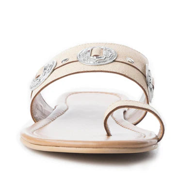 Sagebrush Concho Sandals, White