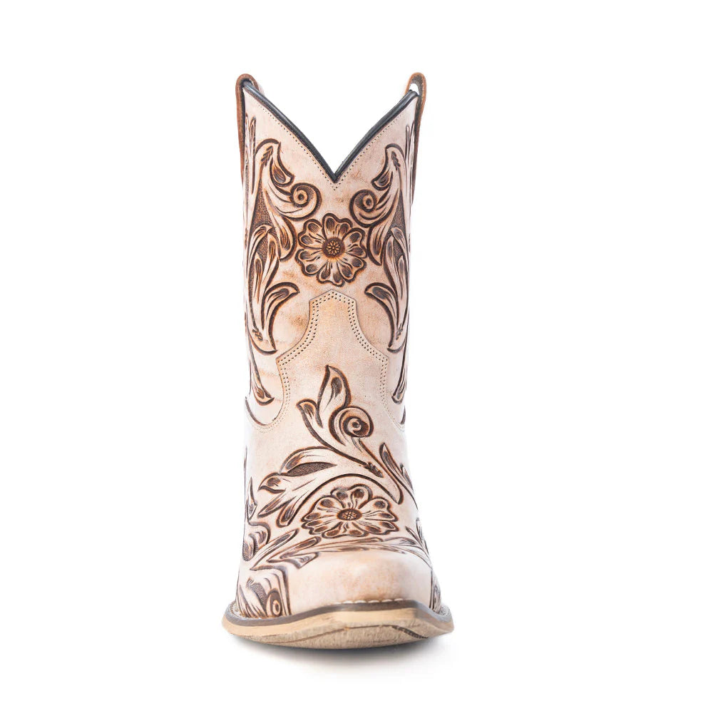 Copper Rose Western Booties