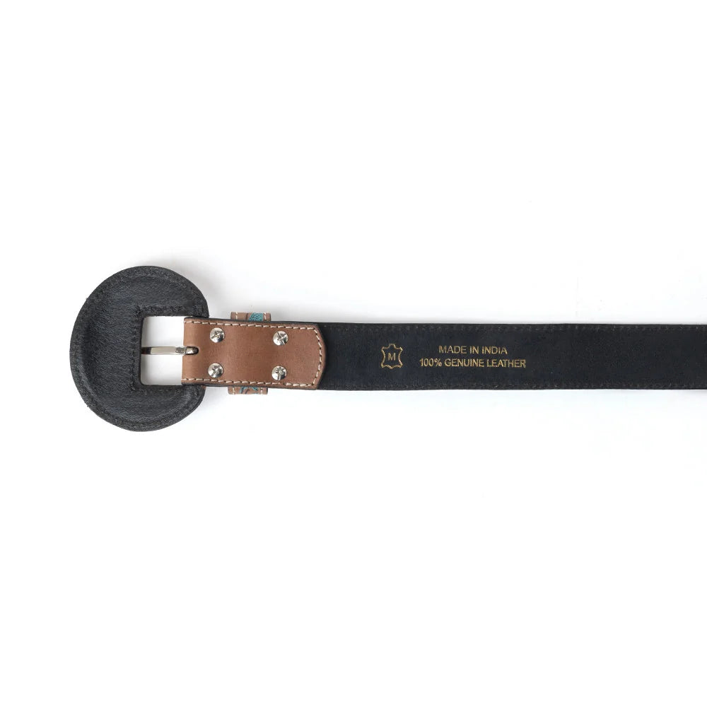 Bronco Sky Western Wreath Belt