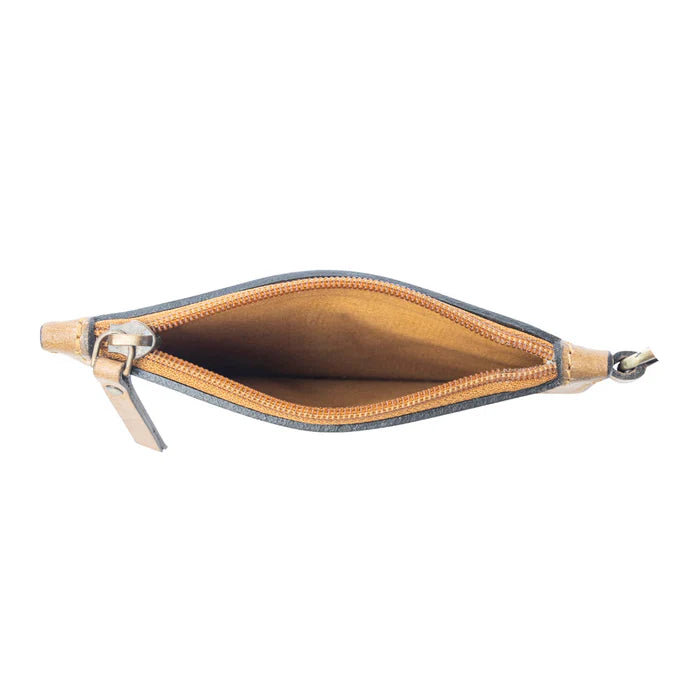 Sierra Scroll Handtooled Card Holder in Bronco Umber, Bronco Umber