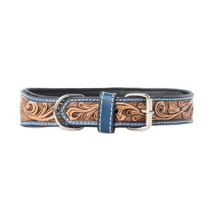Running Free Beaded Heritage Dog CollaR, Brown