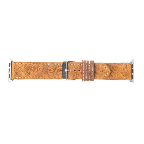 Saddleback Trail Watch Band, Brown 38MM
