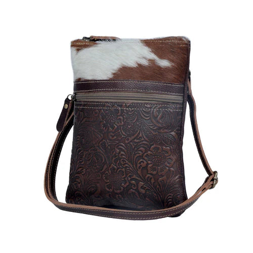Tangled Vine Leather &amp; Hairon Bag