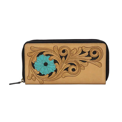 Blue Bloom Wallet