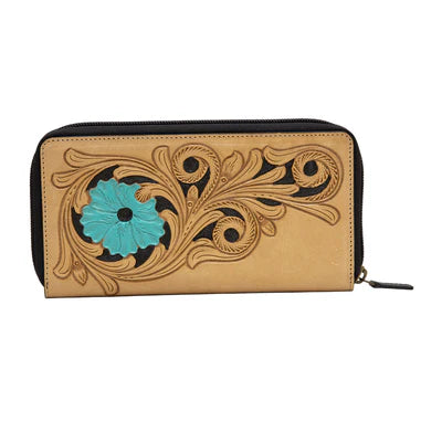 Blue Bloom Wallet