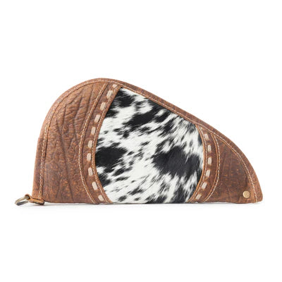 Rustler’s Range Hairon Leather Gun Case in Rustic Tan