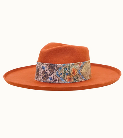 The Lenny Wool Felt Rancher, Rust