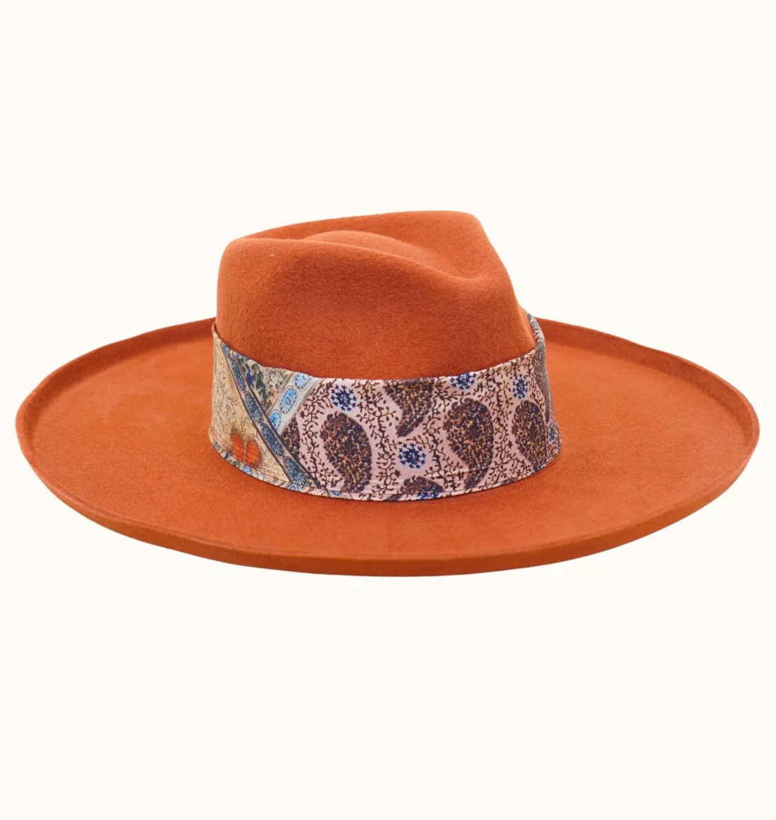 The Lenny Wool Felt Rancher, Rust