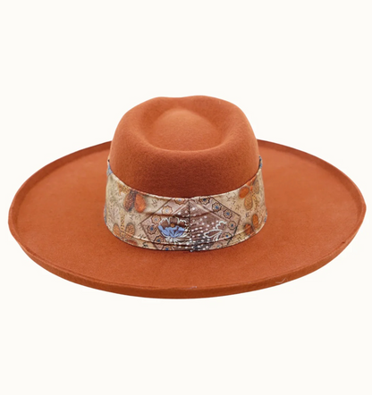 The Lenny Wool Felt Rancher, Rust
