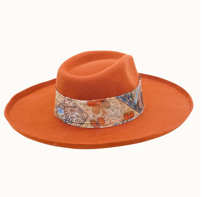 The Lenny Wool Felt Rancher, Rust