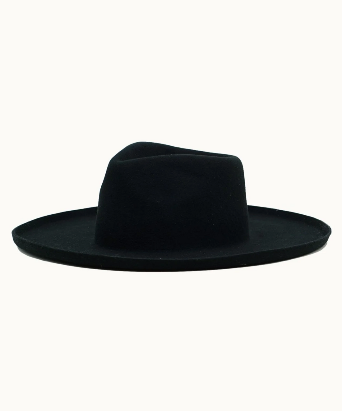 The Lenny Wool Felt Rancher, Black
