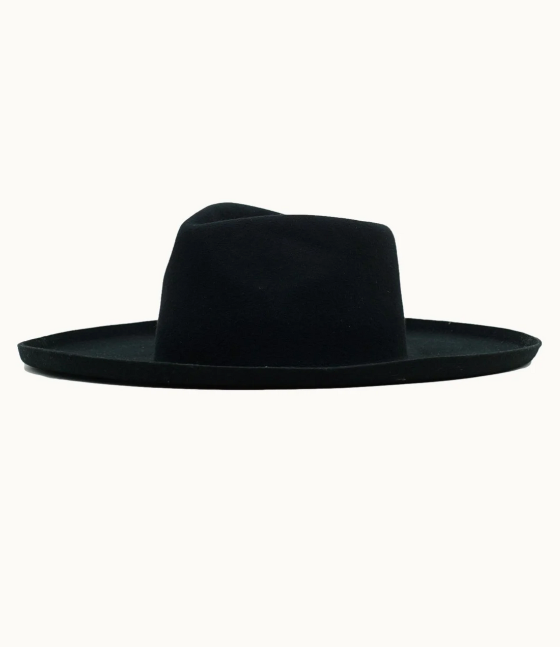 The Lenny Wool Felt Rancher, Black