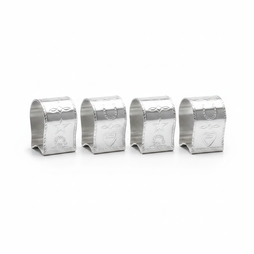 Brands 4 Piece Napkin Ring Set