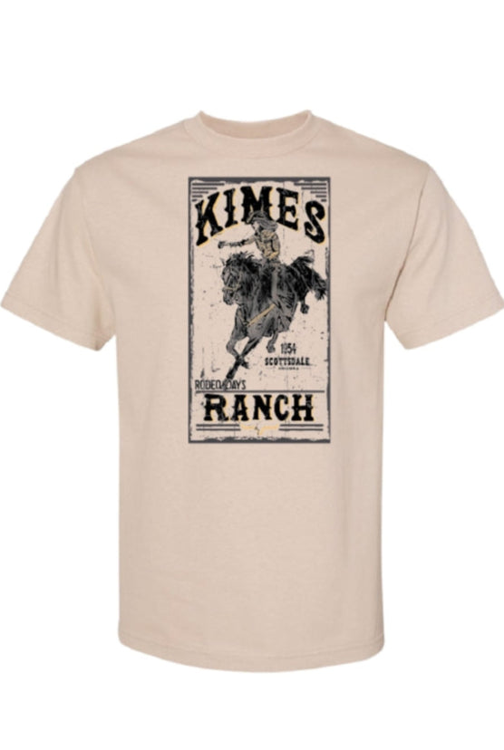 Kimes Ranch Rodeo Days Tee, Sand – Cares & Whoas