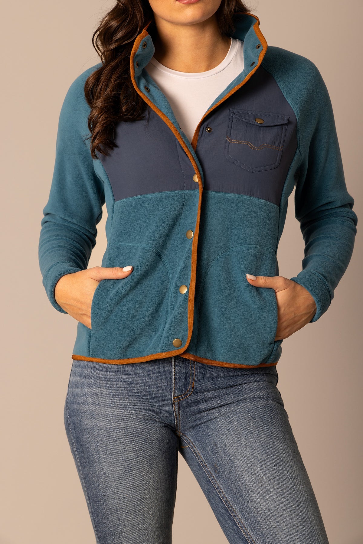 Kimes Ranch Selma Fleece, Mid Blue