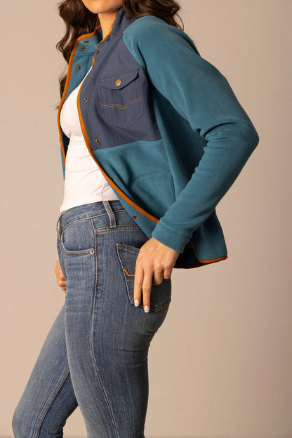 Kimes Ranch Selma Fleece, Mid Blue