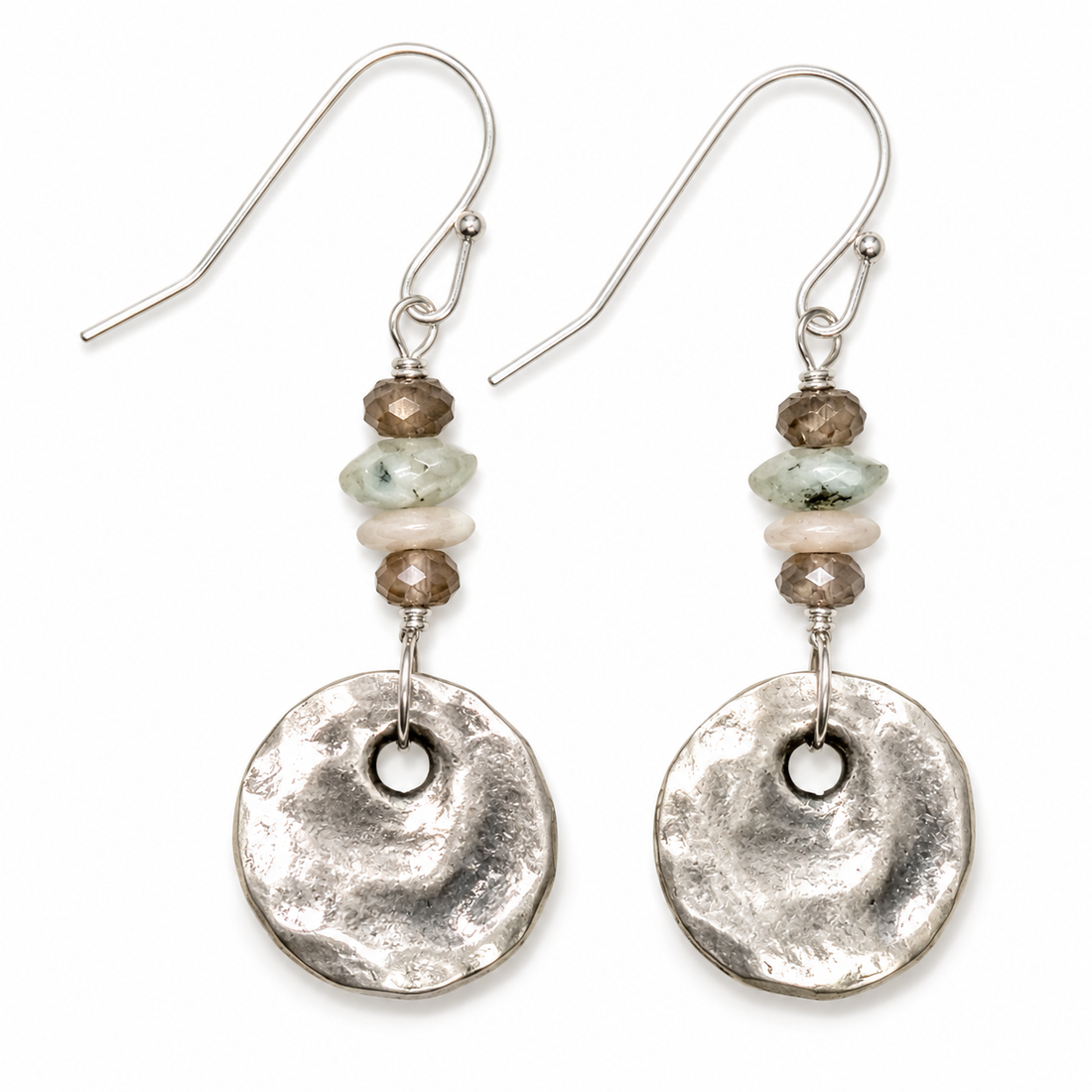Silver Arroyo Earrings