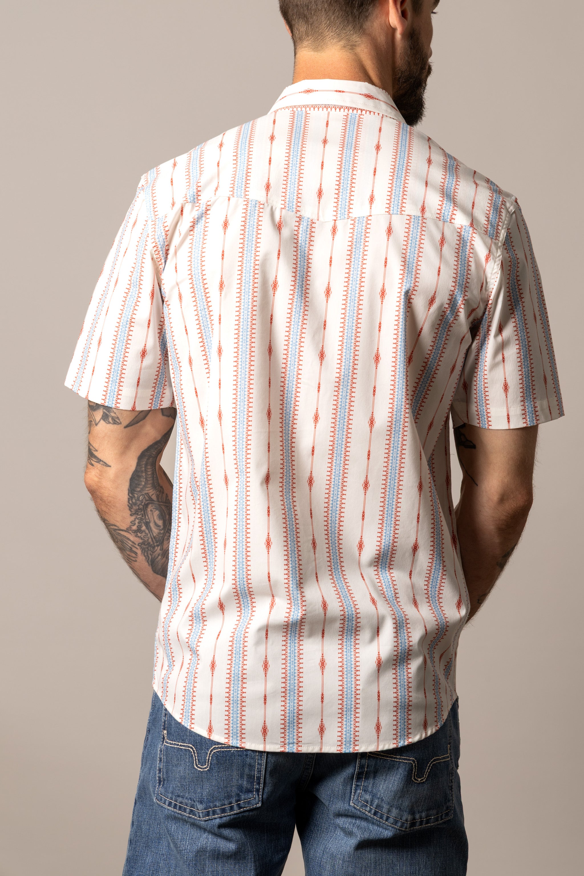 Kimes Ranch Sonny Sleeve Shirt, Brick Red