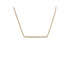 Silver bar necklace