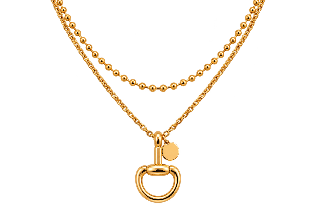 The Gold Tack &amp; Chain Necklace