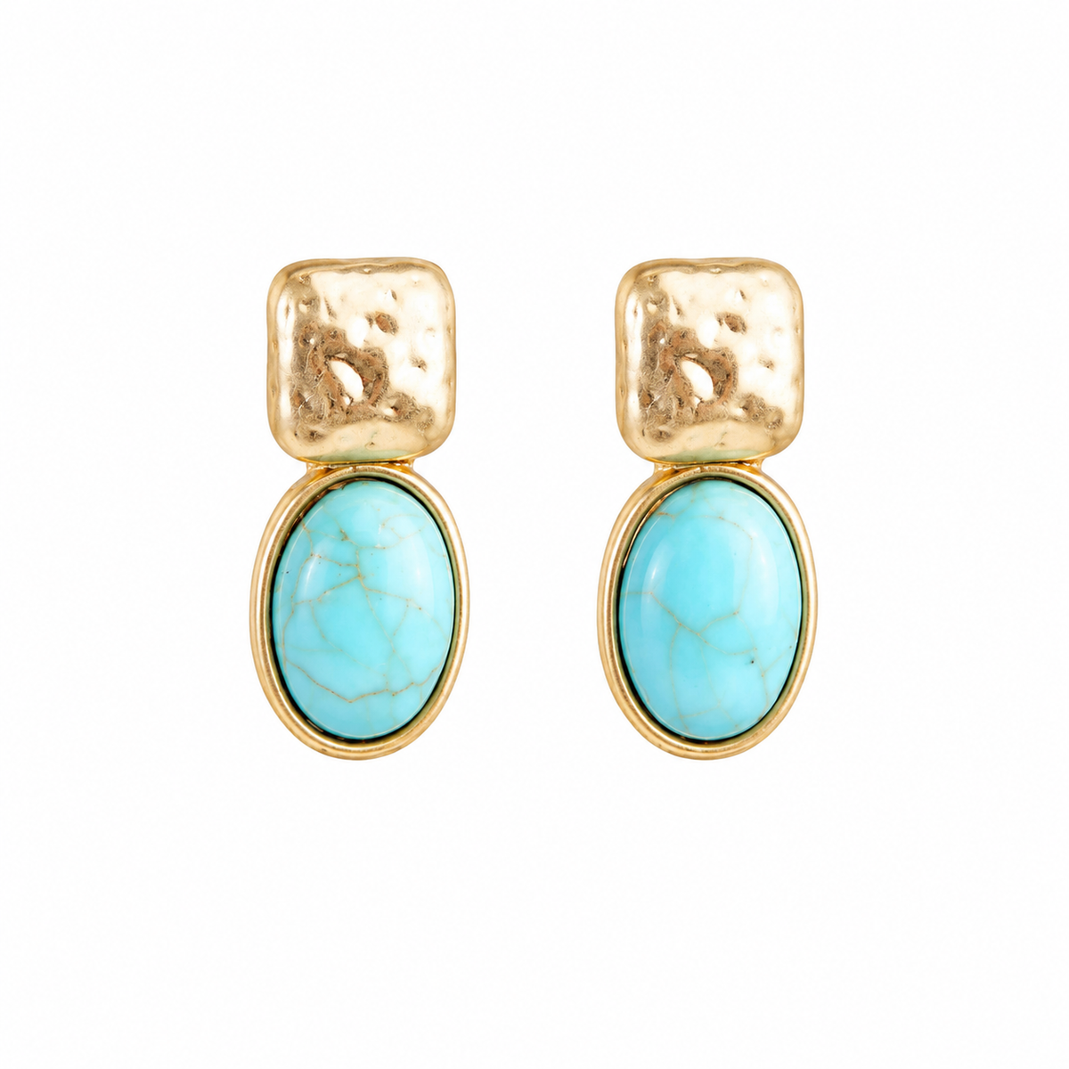Turquoise &amp; Tack Room Earrings