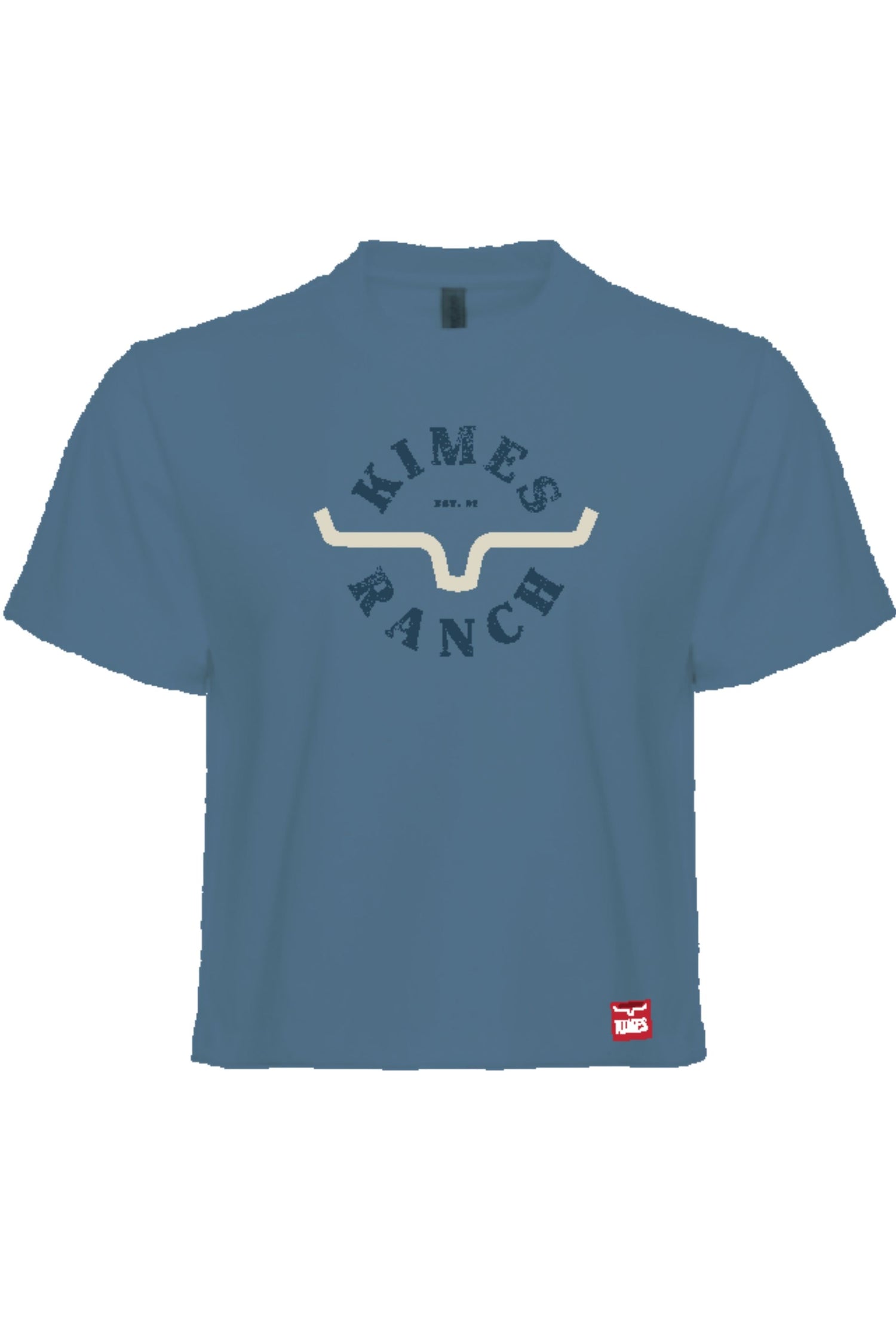 Kimes Ranch Womens Uncomplicated Short Sleeve- Carbon Blue