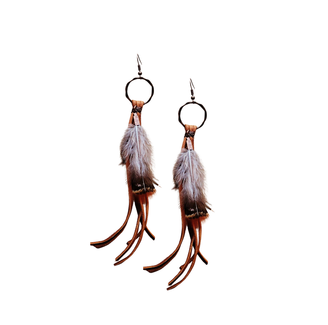 Sundance Feather Earrings 217c