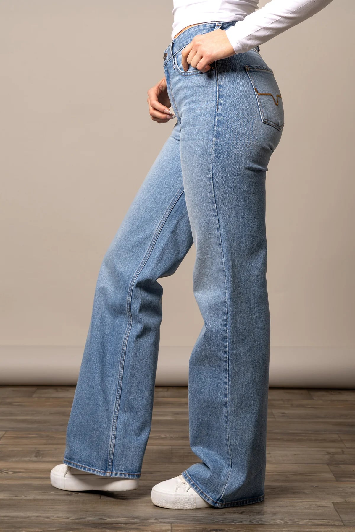 Kimes Ranch Zoey High Rise Wide Leg Jeans