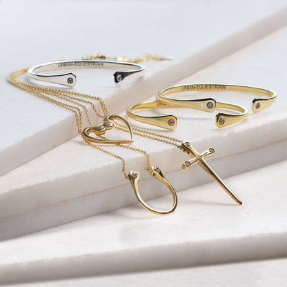 Charmed Horseshoe Nail Bracelet