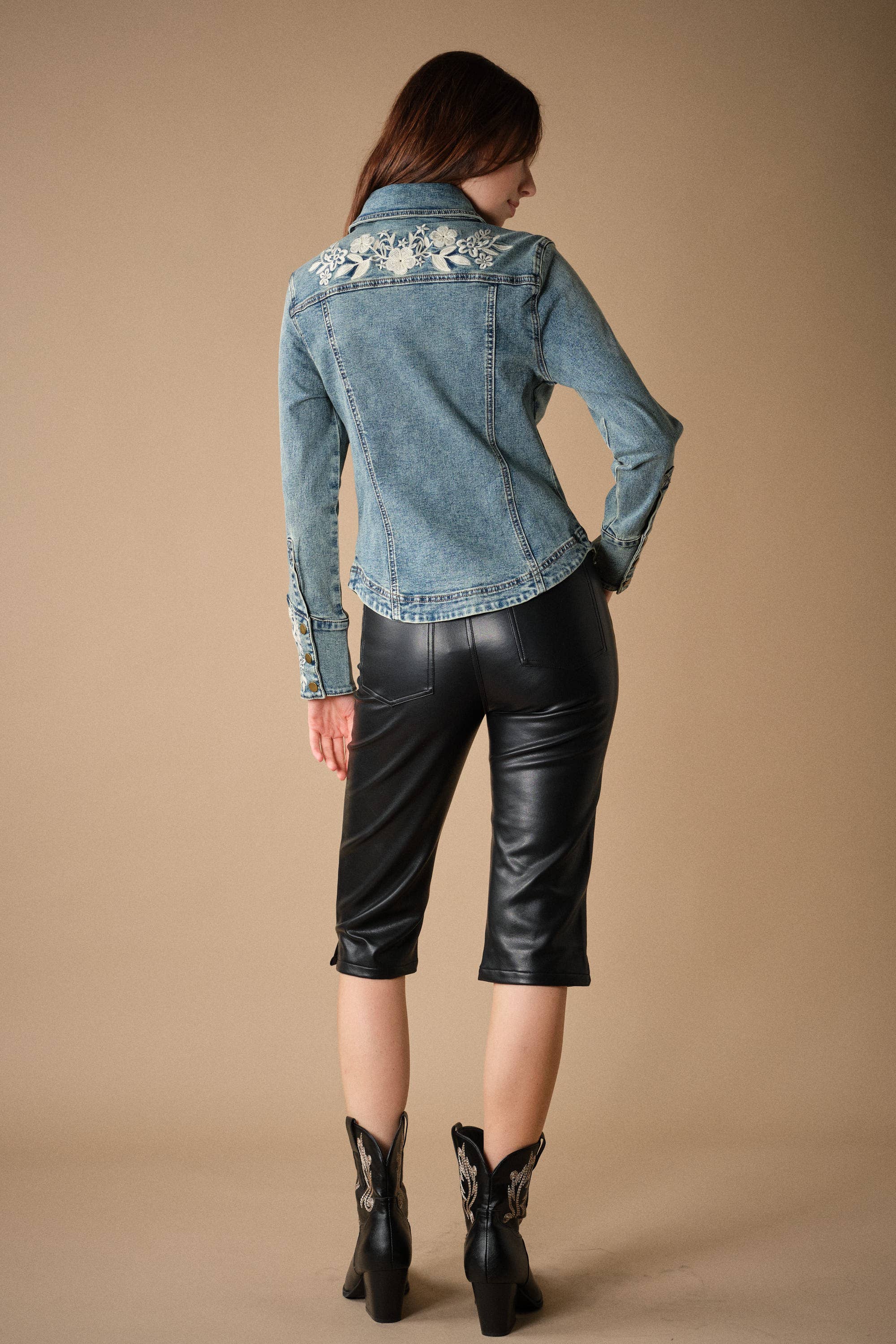 The High Country Embroidered Denim Shirt