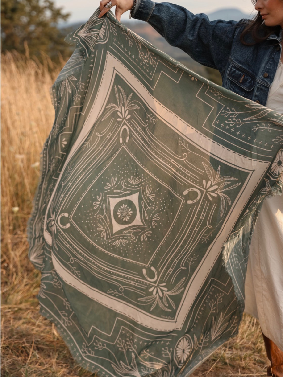 The Desert Sage Bandana Wrap