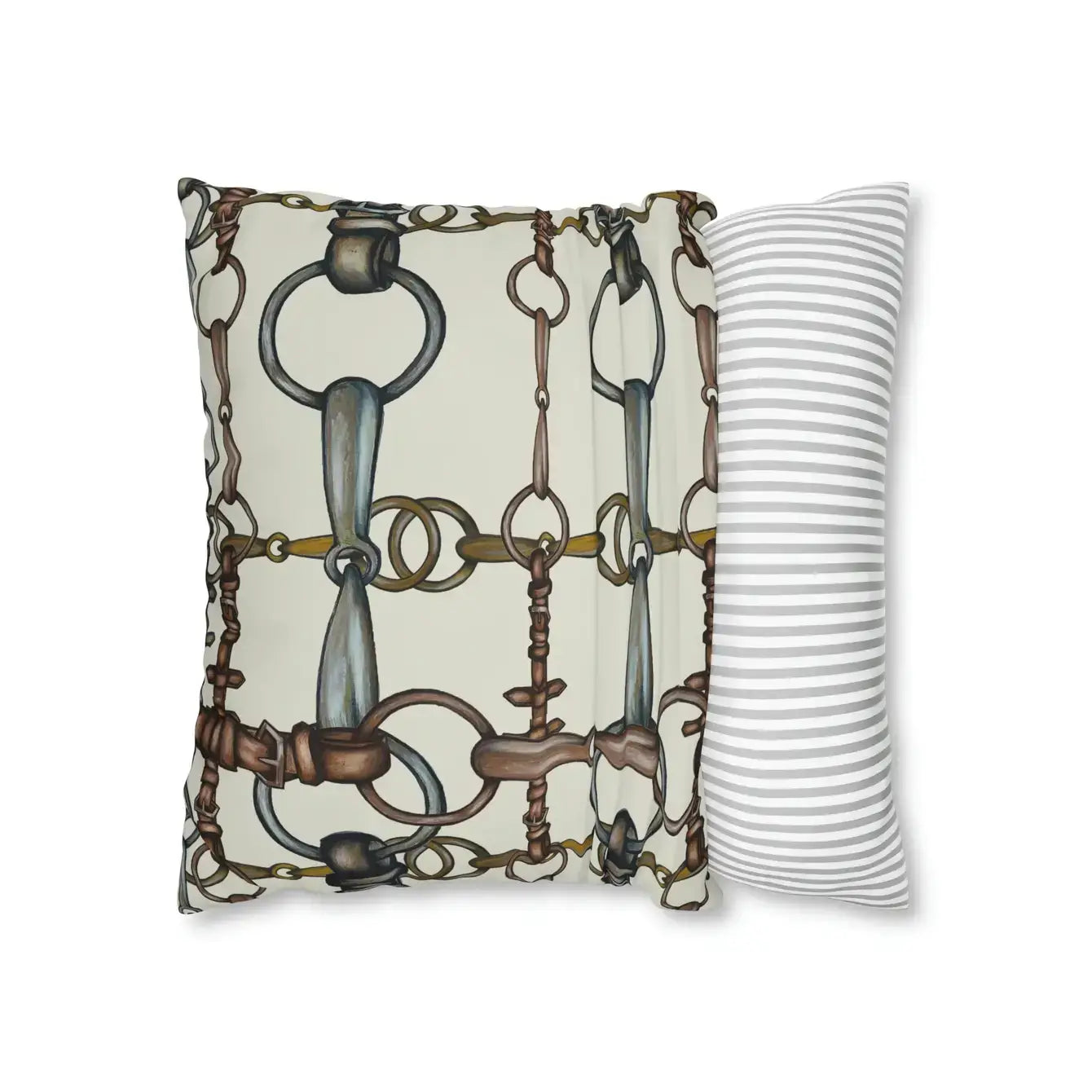 Bridle &amp; Bits Pillow 18x18
