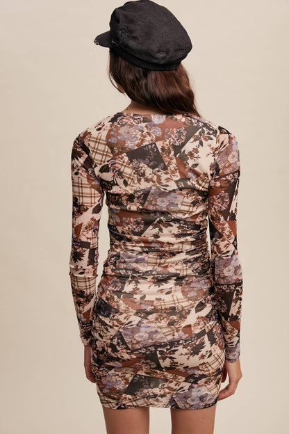The Prairie Patchwork Mesh Dress