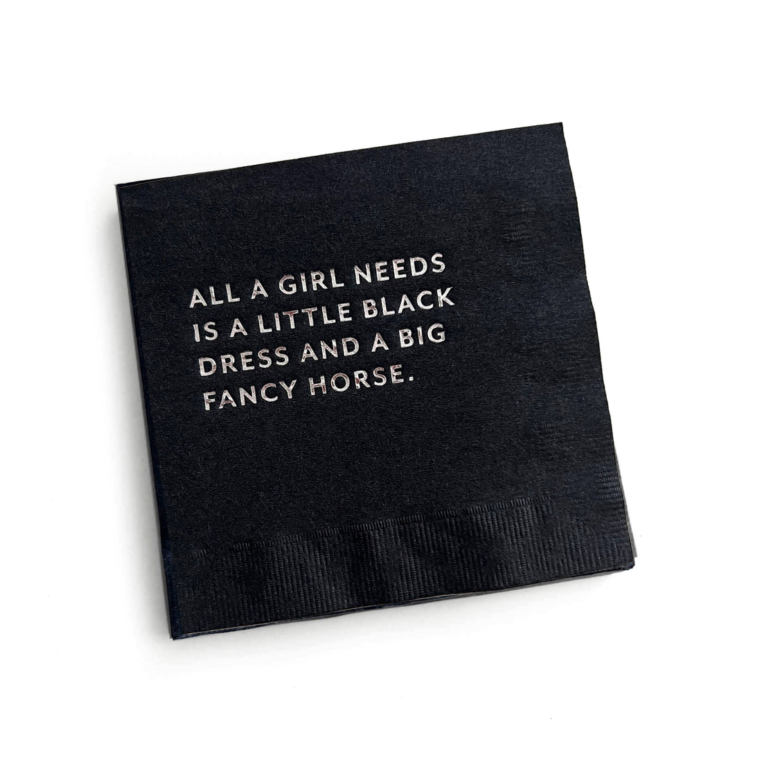 &quot;Little Black Dress&quot; Cocktail Napkins 