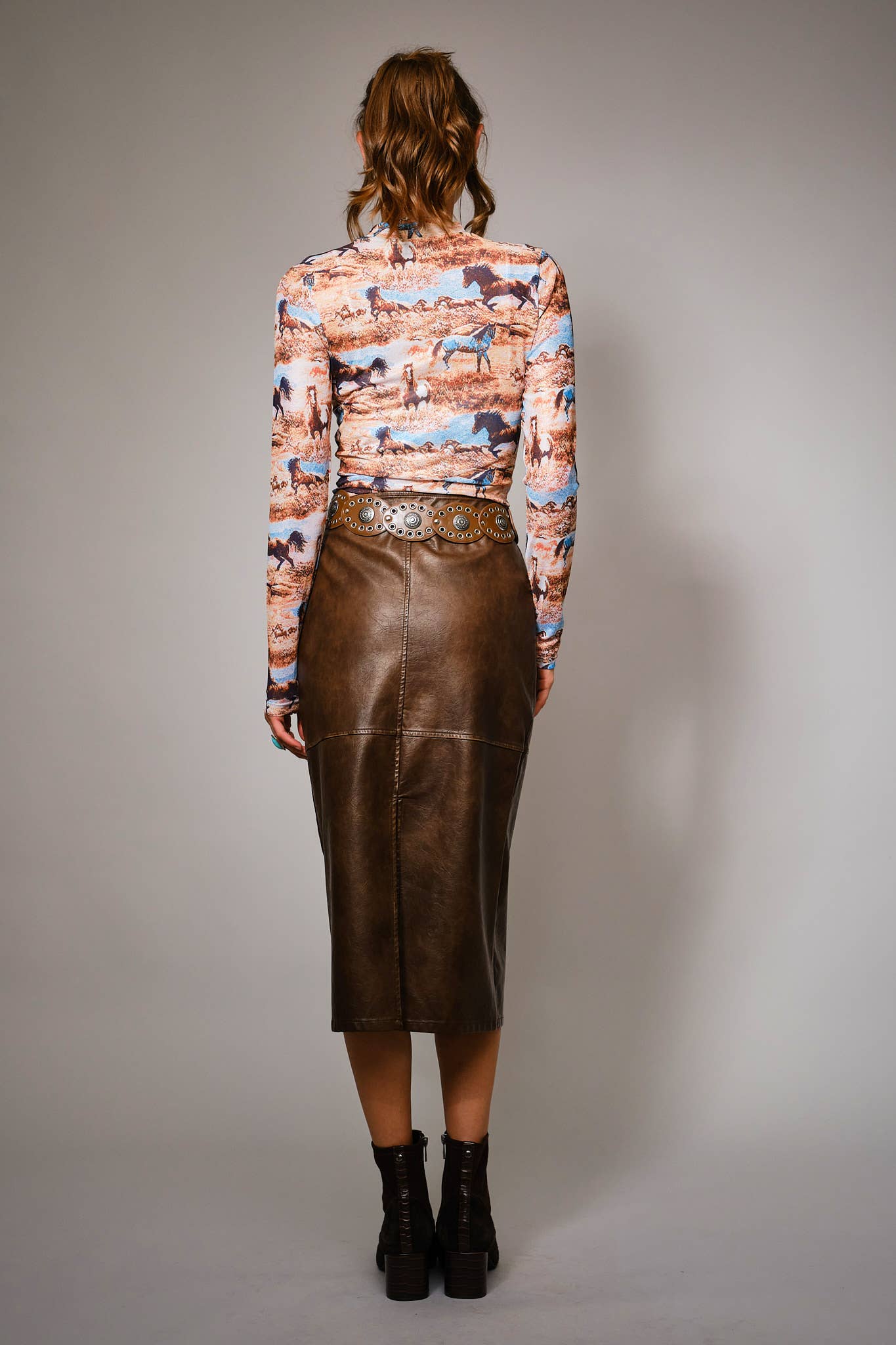 The Desert Postcard Mesh Top