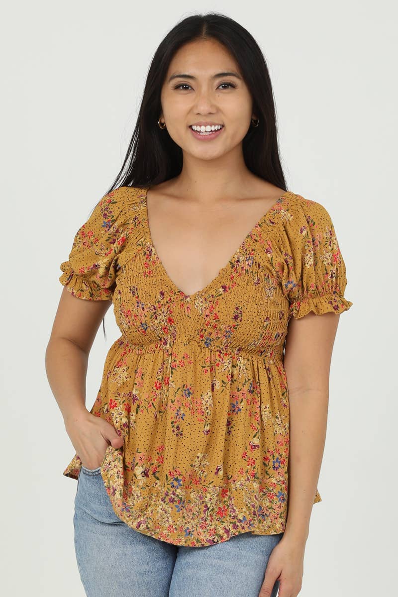 Yellow Rose Prairie Top