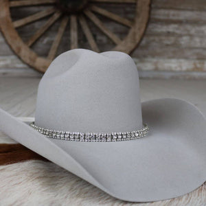 The Monroe Rhinestone Bling Hat Band