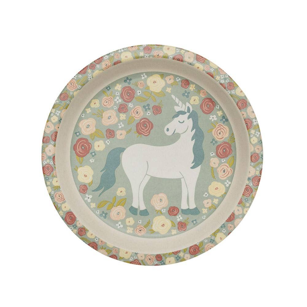 Unicorn Bamboo Mini Plate