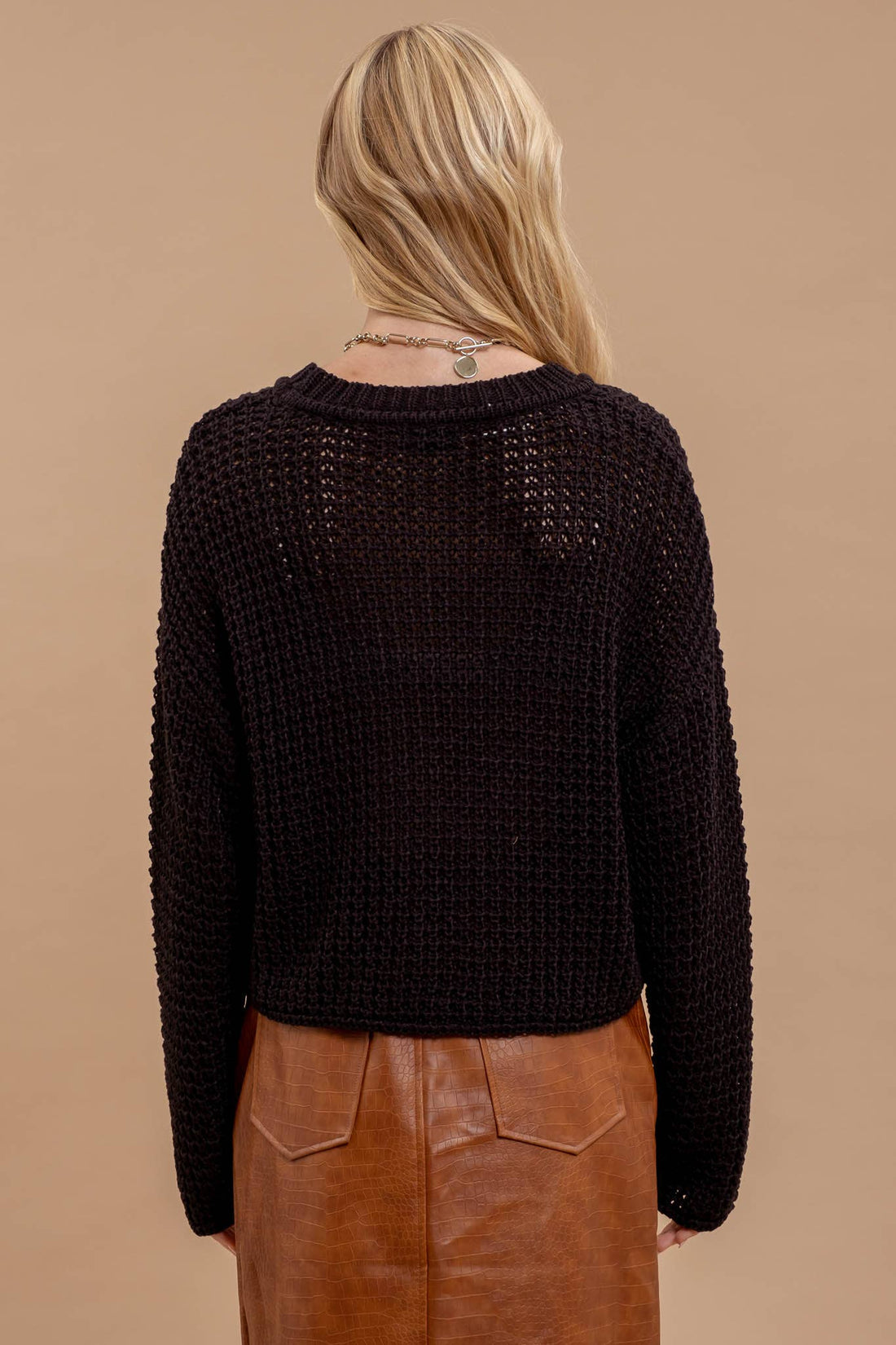 Dark Mesa Knit