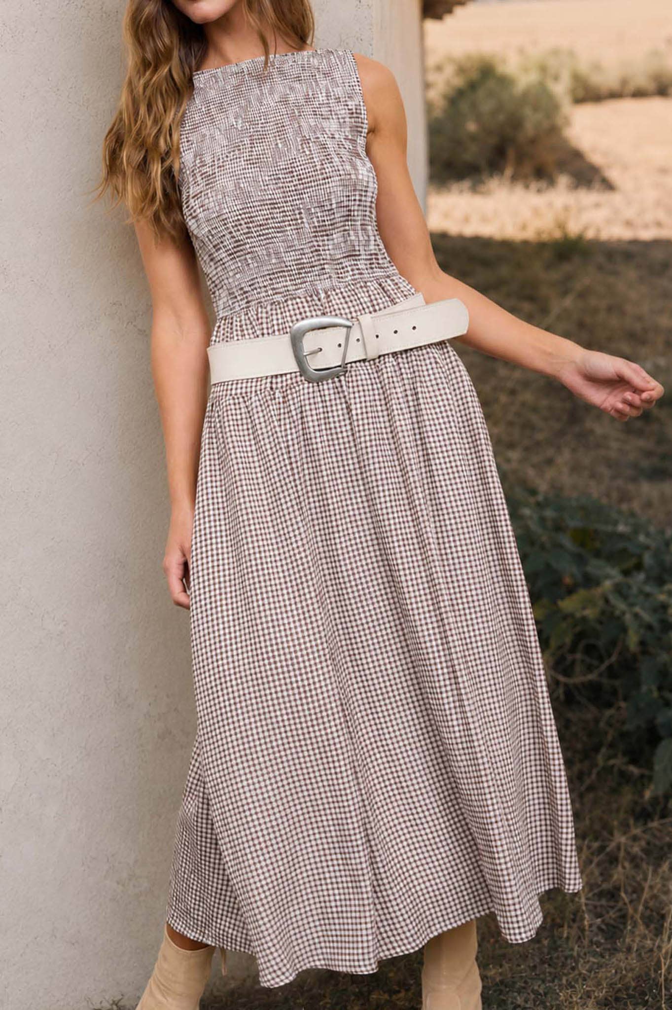 The Homestead Gingham Dress