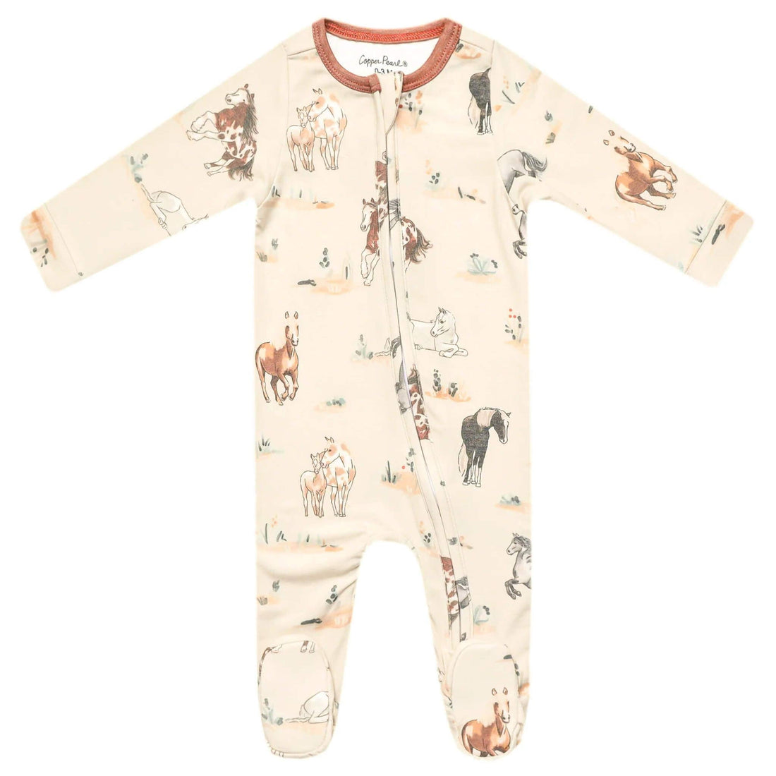 Montana Zip-Up Footie Pajama