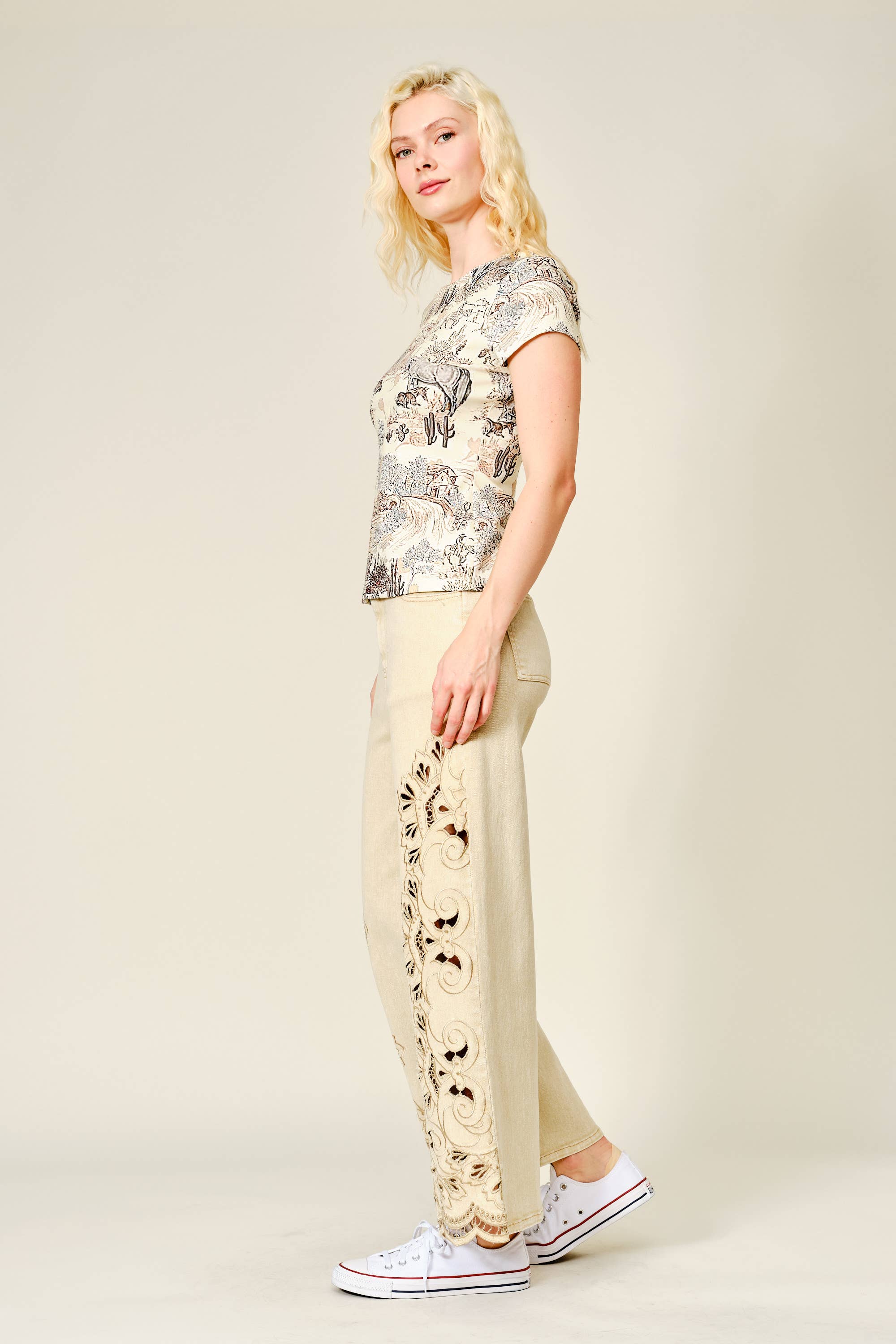 The Painted Pony Toile Tee