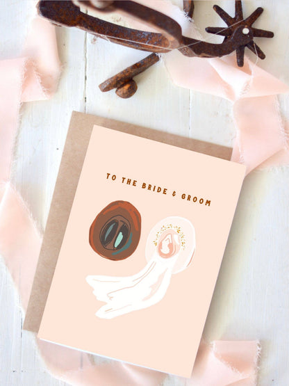To the Bride &amp; Groom Wedding Card