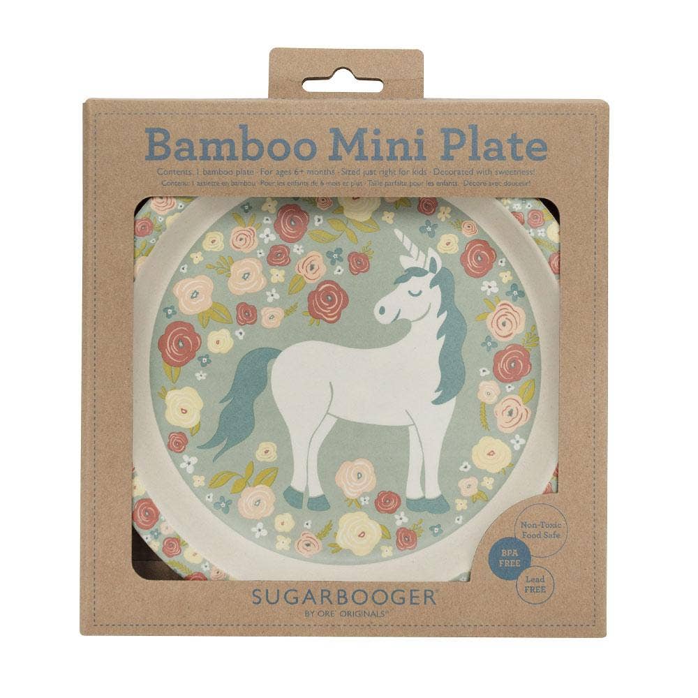 Unicorn Bamboo Mini Plate